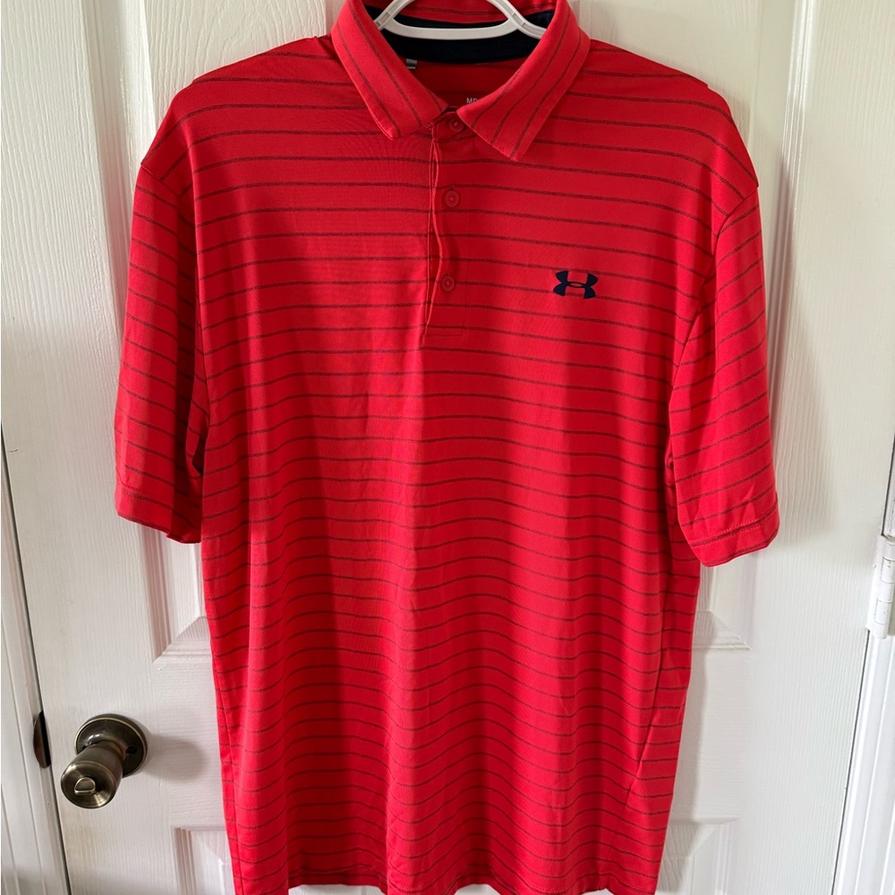 Under Armour Men's Red Polo Shirt